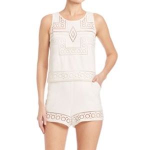 Parker Women's Briana White Eyelet Romper